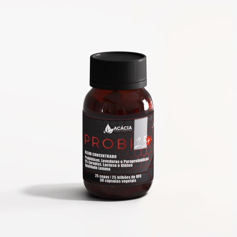 Probi 25 Acacia Blend Concentrado De Probiotico 25 Cepas I 25 Bilhoes De Ufc 30 Capsulas