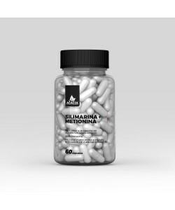 SILIMARINA + METIONINA (60 cáps) - HEPATOPROTETOR E ANTIOXIDANTE 