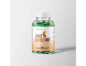 FAT BURNER 360º - Redução de até 11kg de peso corporal e 11cm de circunferência abdominal em 60 dias (60 cápsulas)