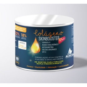 COLÁGENO SKINBOOSTER PLUS (VERISOL® + ACIDO HIALURÔNICO + ASTAXANTINA + SILÍCIO ORGÂNICO + VIT C) – LATA COM 30 PORÇOES I 120G