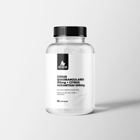 CISSUS QUADRANGULARIS 150mg + CITRUS AURANTIUM 500mg (60 cápsulas)