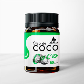 ÓLEO DE COCO EXTRAVIRGEM 500mg (60 doses)