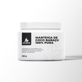 MANTEIGA DE COCO BABAÇU 100% PURA I 100G