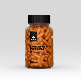 CURCUMA + PIPERINA (95% de curcuminóides I 98% piperina I 60 cápsulas)