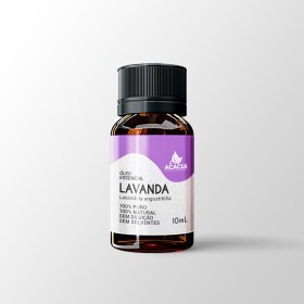 ÓLEO ESSENCIAL DE LAVANDA 100% PURO (frasco com 10ml)