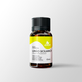 ÓLEO ESSENCIAL DE LIMÃO SICILIANO 100% PURO (Frasco com 10ml)