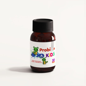PROBI 25 KIDS - Blend concentrado de probiótico + imuno TF (25 cepas I 15 bilhões de UFC I 30 cáps) 