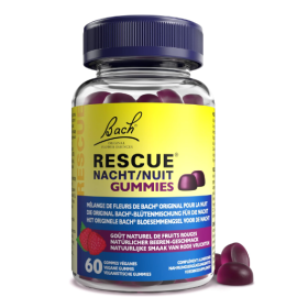 RESCUE NIGHT GUMMIES FRAMBOESA FLORAL DE BACH (60 GOMAS) 