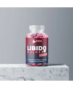 LIBIDO MULHER - Auxilia na manutenção dos hormônios e no aumento da libido e desejo sexual em mulheres - 60 doses