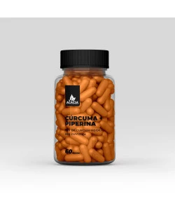 CURCUMA + PIPERINA (95% de curcuminóides I 98% piperina I 60 cápsulas)