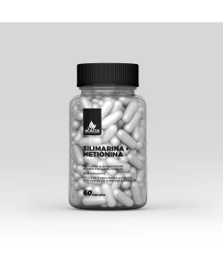 SILIMARINA + METIONINA (60 cáps) - HEPATOPROTETOR E ANTIOXIDANTE 