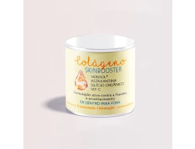 COLÁGENO SKINBOOSTER (Verisol® + Astaxantina + Silício Orgânico + Vit C) - LATA COM 30 PORÇOES I 120G I 30 DIAS DE TRATAMENTO