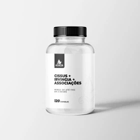 CISSUS QUADRANGULARIS + IRVINGIA GABONENSIS + associações (120 cápsulas)