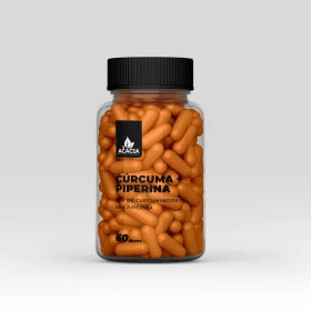 CURCUMA + PIPERINA (95% de curcuminóides I 98% piperina I 60 cápsulas)