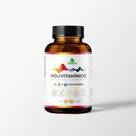 VITAMINAS E MINERAIS DE A a Z com GINSENG (30 doses)